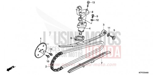 CAM CHAIN/TENSIONER SH150RC de 2012